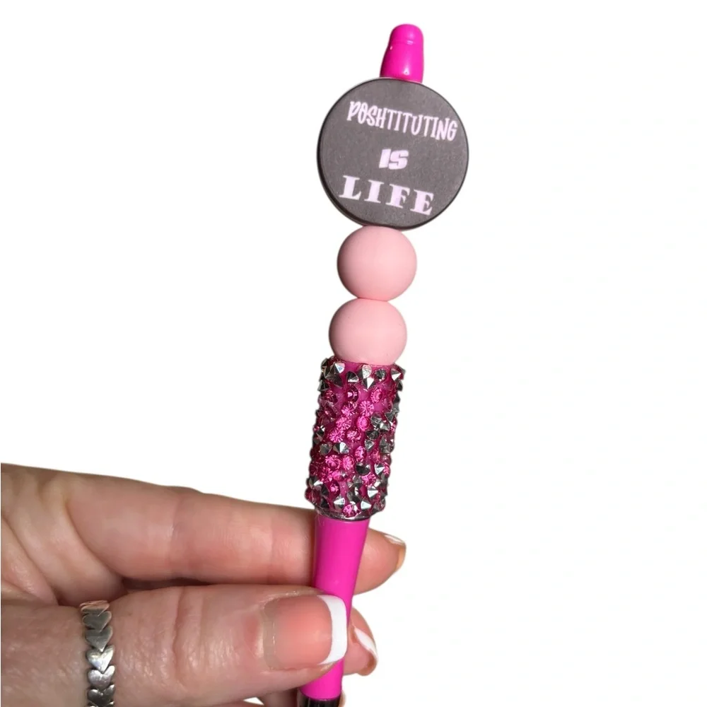 OFFIGIFT Butterfly Journal + Handmade Card Set & Poshtituting is life Pen - Picture 3 of 8